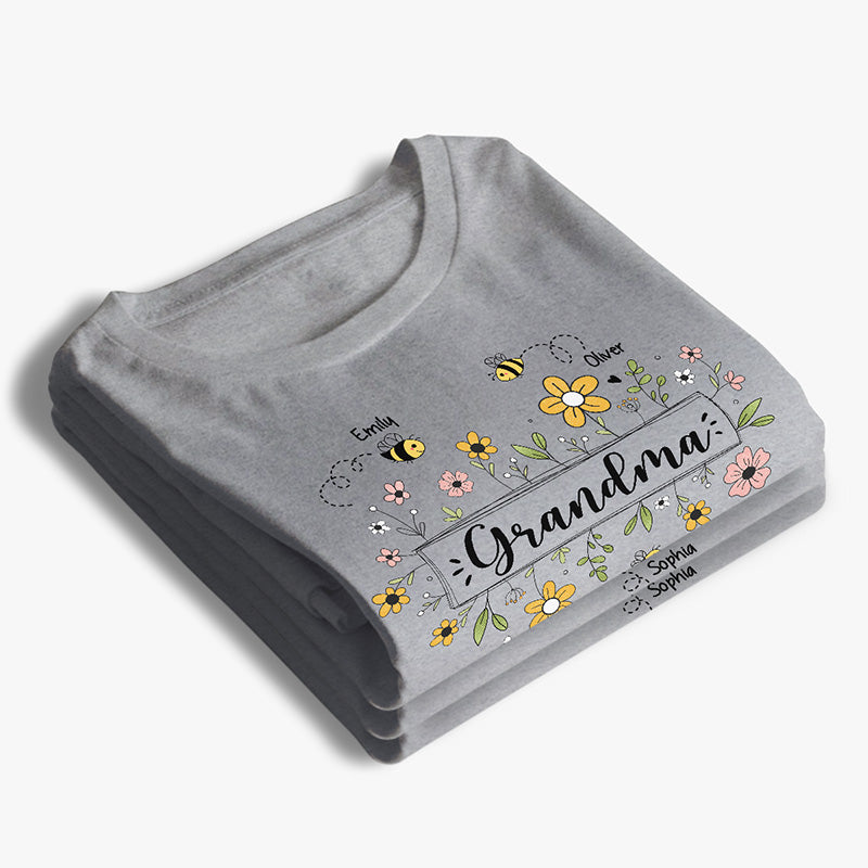 A Mother's Arms Are Made Of Tenderness - Family Personalized Custom Unisex T-shirt, Hoodie, Sweatshirt - Gift For Mom, Grandma