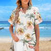 Custom Photo Summer Is In The Air - Dog & Cat Personalized Custom Unisex Tropical Hawaiian Aloha Shirt - Summer Vacation Gift, Gift For Pet Owners, Pet Lovers