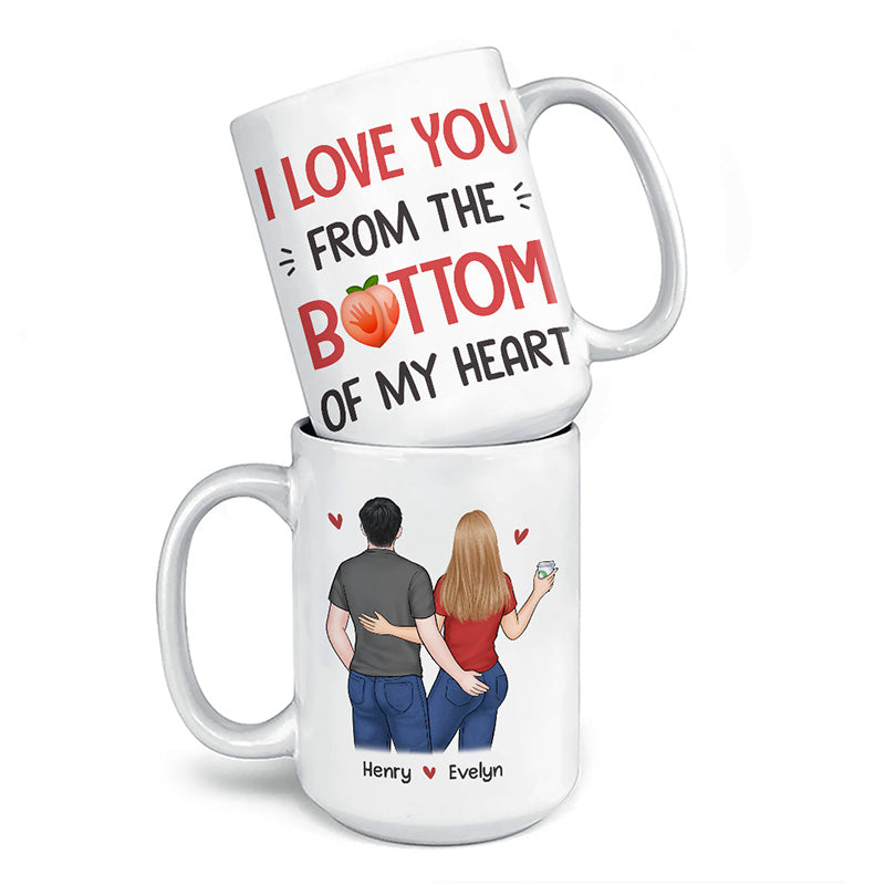 Still Grab Your Butt Even When We're Old And Wrinkly - Couple Personalized Custom Mug - Gift For Husband Wife, Anniversary