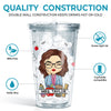 It's A Good Day To Teach Tiny Humans - Teacher Personalized Custom Clear Acrylic Tumbler - Gift For Teacher, Back To School