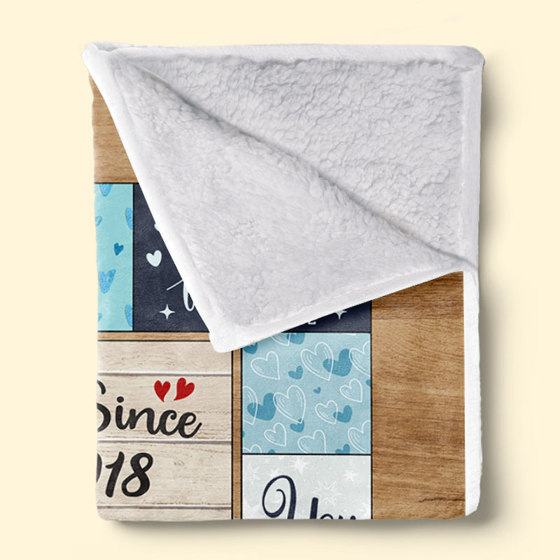 I Still Fall For You Everyday - Couple Personalized Custom Blanket - Gift For Husband Wife, Anniversary