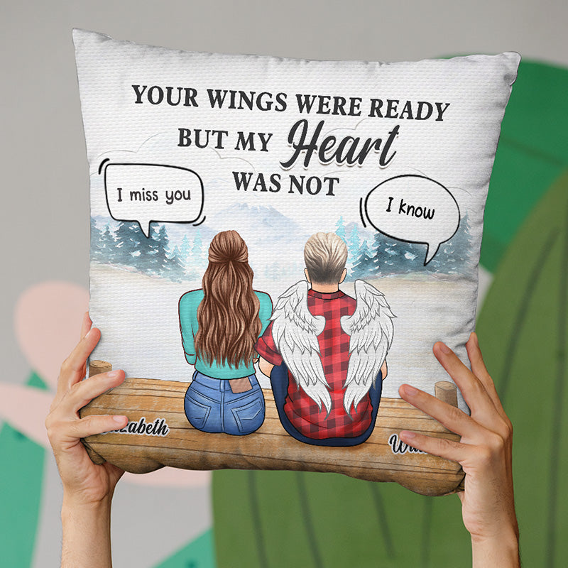 I'm Always Here For You - Memorial Personalized Custom Pillow - Sympathy Gift For Family Members