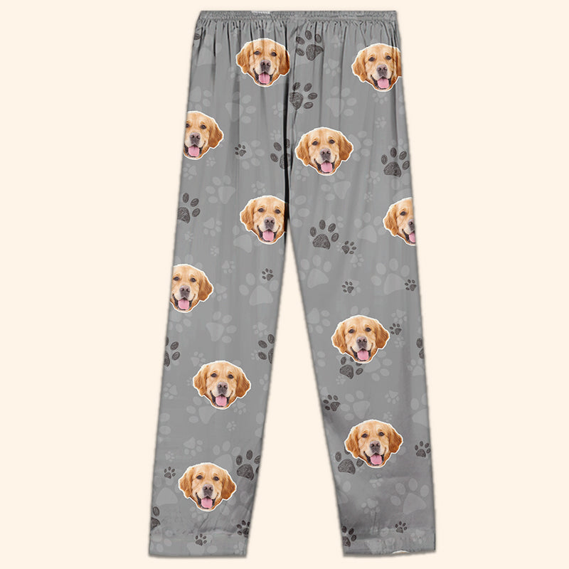 Custom Pajama Pants with Pet Face Pattern for Dog Dads - Crown and Paw –  Crown & Paw
