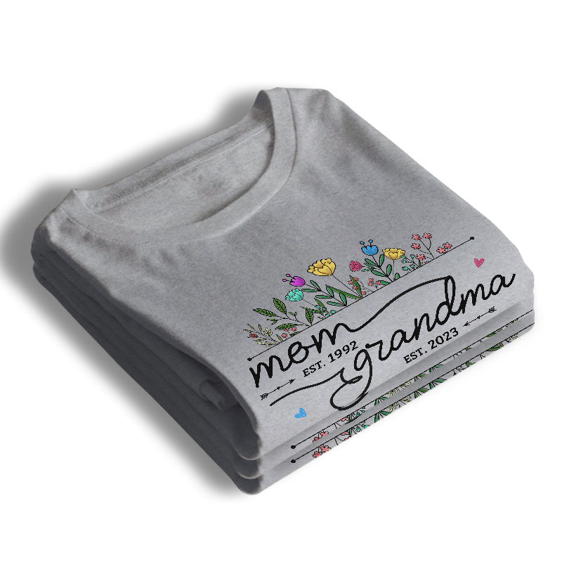 A We Are All Around You - Family Personalized Custom All-Over Printed T-Shirt - Mother's Day, Birthday Gift for Grandma, M - Pawfect House