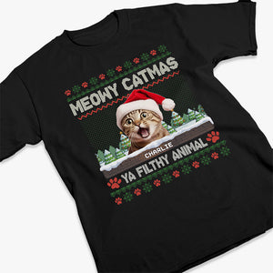 Custom Photo Have A Pawfect Christmas - Dog & Cat Personalized Custom Unisex T-shirt, Hoodie, Sweatshirt - Christmas Gift For Pet Owners, Pet Lovers