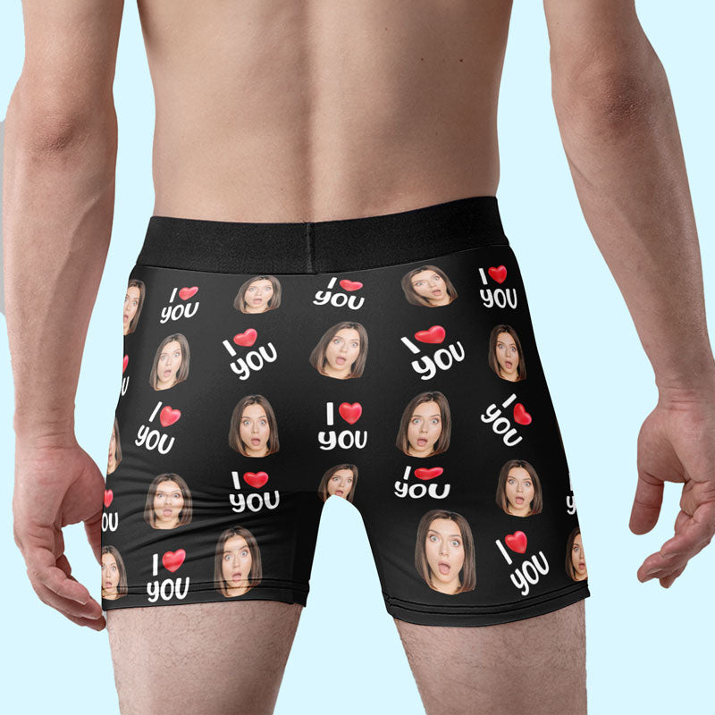 Custom Photo Property Of - Funny Personalized Custom Boxer Briefs