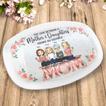 Custom Name Mother and Daughters Gifts - Personalized Platter