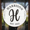 Our Home Sweet Home - Family Personalized Custom Round Shaped Home Decor Wood Sign - House Warming Gift For Family Members
