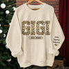 It's A Gigi Thing - Family Personalized Custom Unisex Sweatshirt With Design On Sleeve - Christmas Gift For Mom, Grandma