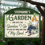 Garden, Where I Find My Soul - Garden Personalized Custom Shaped Home Decor Wood Sign - House Warming Gift For Gardening Lovers