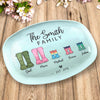 Our Family - Family Personalized Custom Platter - Gift For Family Members