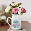 Mommy's Flowers Blossom In Children's Hearts - Family Personalized Custom Home Decor Flower Vase - Mother's Day, House Warming Gift For Mom, Grandma