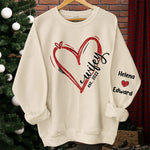 Custom Name Couple Gifts - Personalized Sweater