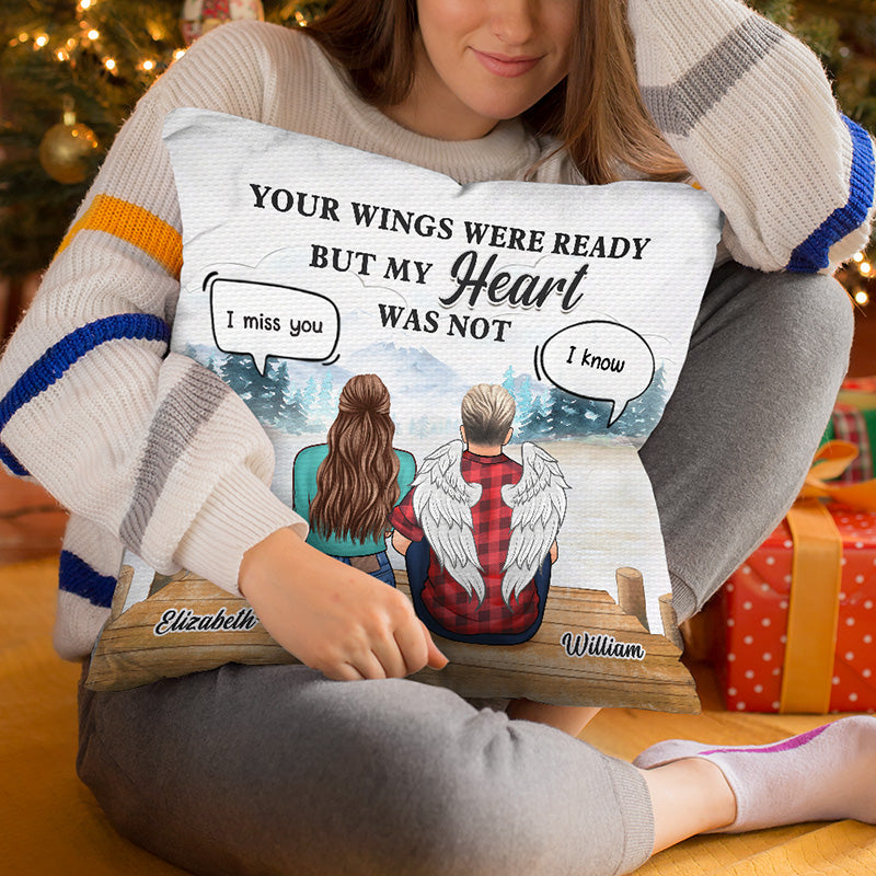 I'm Always Here For You - Memorial Personalized Custom Pillow - Sympathy Gift For Family Members