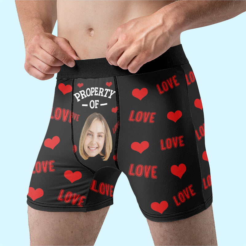 Custom Photo My Property - Funny Personalized Custom Boxer Briefs, Men -  Pawfect House