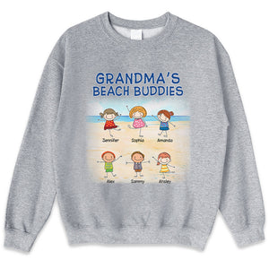 Beach Buddy - Family Personalized Custom Unisex T-shirt, Hoodie, Sweatshirt - Summer Vacation, Birthday Gift For Grandma