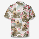 Custom Photo Summer Is Coming On Way - Dog & Cat Personalized Custom Unisex Tropical Hawaiian Aloha Shirt - Summer Vacation Gift, Gift For Pet Owners, Pet Lovers