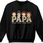 World Map Dad - Family Personalized Custom Unisex T-shirt, Hoodie, Sweatshirt - Father's Day, Birthday Gift For Dad, Grandpa