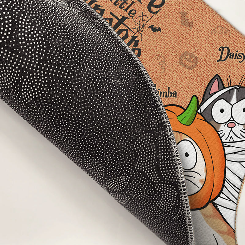 We Are Watching You Be Careful - Cat Personalized Custom Home Decor Decorative Mat - Halloween Gift For Pet Owners, Pet Lovers