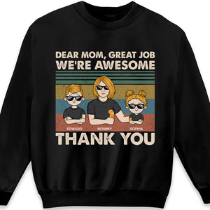 Dear Mom, Thank You So Much - Family Personalized Custom Unisex T-shirt, Hoodie, Sweatshirt - Mother's Day, Birthday Gift For Mom