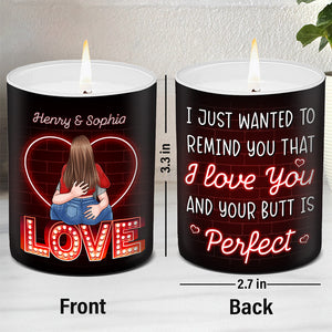 A Candle To Remind That I Love You - Couple Personalized Custom Smokeless Scented Candle - Gift For Husband Wife, Anniversary