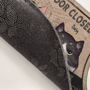 Keep Door Closed, Don't Trust The Cats - Cat Personalized Custom Decorative Mat - Gift For Pet Owners, Pet Lovers