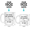 Like Father Like Son - Family Personalized Custom Mug - Gift For Family Members