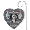 Custom Photo You Will Always Be Loved - Memorial Personalized Memorial Garden Slate & Hook -  Sympathy Gift, Gift For Family Members