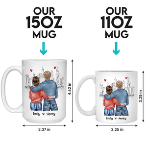 I Met You I Liked You I Love You - Couple Personalized Custom Mug - Gift For Husband Wife, Anniversary