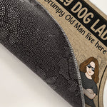 Crazy Dog Lady And Her Grumpy Old Man - Dog & Cat Personalized Custom Decorative Mat - Gift For Pet Lovers, Pet Owners