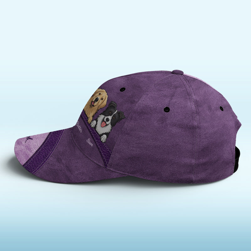 Life Is Better With Dogs Pink - Dog Personalized Custom Hat, All Over Print Classic Cap - New Arrival, Gift For Pet Owners, Pet Lovers