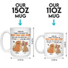 I Love You From My Head To My Tail - Dog Personalized Custom Mug - Father's Day, Gift For Pet Owners, Pet Lovers