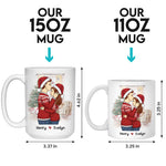 Congrats On Being My Husband You Lucky - Couple Personalized Custom Mug - Christmas Gift For Husband Wife, Anniversary
