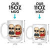 Proud Dad Of A Freaking Awesome Daughter - Family Personalized Custom Mug - Father's Day, Birthday Gift For Dad