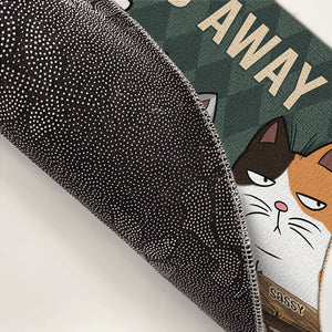 Go Away Unless You Have Cat Treats - Cat Personalized Custom Decorative Mat - Gift For Pet Owners, Pet Lovers