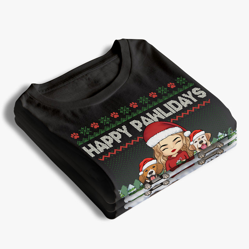 I Believe In Santa Paws - Dog & Cat Personalized Custom Unisex T-shirt, Hoodie, Sweatshirt - Christmas Gift For Pet Owners, Pet Lovers