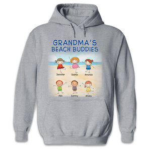 Beach Buddy - Family Personalized Custom Unisex T-shirt, Hoodie, Sweatshirt - Summer Vacation, Birthday Gift For Grandma