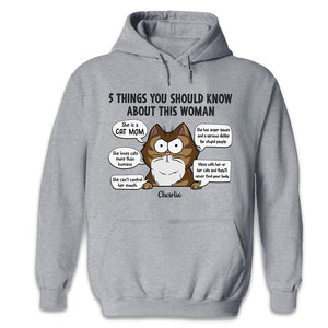 Don't Mess With Her Or Her Cats - Cat Personalized Custom Unisex T-shirt, Hoodie, Sweatshirt - Gift For Pet Owners, Pet Lovers