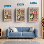 Custom Photo I Promise To Be Your Best Friend - Dog Personalized Custom Vertical Canvas - Gift For Pet Owners, Pet Lovers