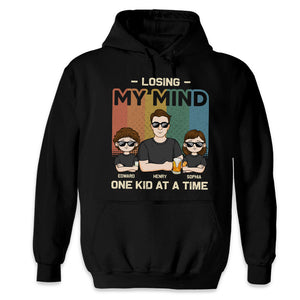 One Kid At A Time - Family Personalized Custom Unisex T-shirt, Hoodie, Sweatshirt - Father's Day, Birthday Gift For Dad, Grandpa