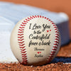 Custom Photo Love You To The Centerfield Fence And Back - Couple Personalized Custom Baseball - Gift For Husband Wife, Anniversary