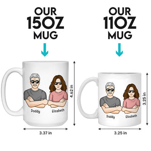 Enjoy The Gift Of Having Me As A Child - Family Personalized Custom Mug - Father's Day, Birthday Gift For Dad