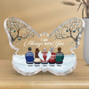 I Am Always With You - Memorial Personalized Custom Butterfly Shaped Acrylic Plaque - Christmas Gift, Sympathy Gift For Family Members
