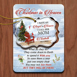 Custom Name Memorial Christmas Gifts for Mom - Personalized Pop Out Ornament Card