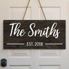 Welcome To Our Home - Family Personalized Custom Rectangle Shaped Home Decor Wood Sign - House Warming Gift For Family Members