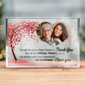 Custom Photo I've Loved You My Whole Life - Family Personalized Custom Rectangle Shaped Acrylic Plaque - Gift For Mom, Grandma