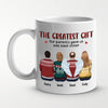 Maybe In Distance But Never At Heart - Family Personalized Custom Mug - Christmas Gift For Siblings, Brothers, Sisters