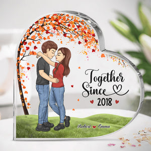 You Are The Only One I Want To Annoy For The Rest Of My Life - Couple Personalized Custom Heart Shaped Acrylic Plaque - Gift For Husband Wife, Anniversary