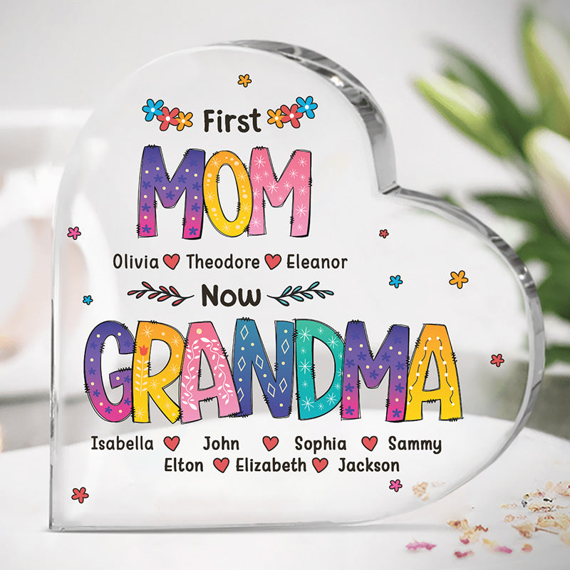 Personalized Acrylic Plaque, Mothers Day Gifts for Grandma