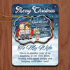 Merry Christmas, Here's To Another Year Of Us - Couple Personalized Custom Wooden Card With Pop Out Ornament - Christmas Gift For Husband Wife, Anniversary